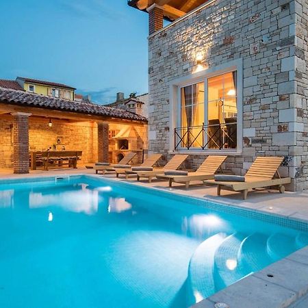 Moderne Istrische Steinvilla - 4 Sterne Mit Privatem, Beheizbaren Pool & Meerblick Kavran Luaran gambar