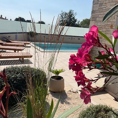 Moderne Istrische Steinvilla - 4 Sterne Mit Privatem, Beheizbaren Pool & Meerblick Kavran Luaran gambar